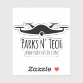 Parks N' Tech Quadcopter Aufkleber (Blatt)