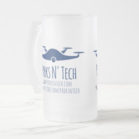 Parks N' Tech Quadcopter Neu Mattglas Bierglas (Vorderseite Links)