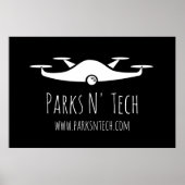 Parks N' Tech Quadcopter Poster (Vorne)