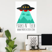 Parks N' Tech UFO 2 Poster (Heimbüro)