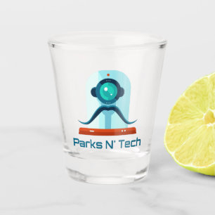 Parks N Technologie-Klugheits-Roboter Schnapsglas