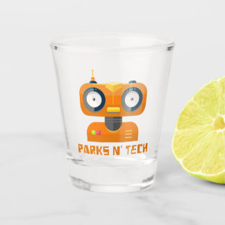 Parks N Technologie-Roboter 2 Schnapsglas
