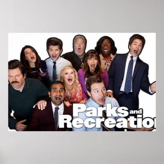 Parks und Rec Group Shot Poster (Vorne)