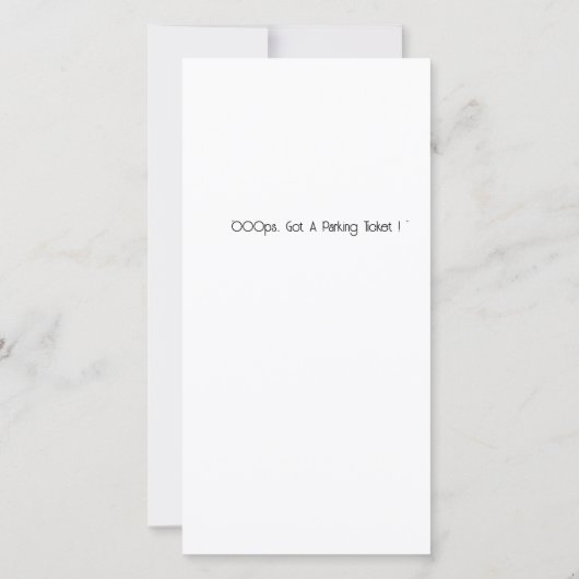 Parkschein (Rückseite)