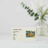 Parkschule Bus Visitenkarte (Stehend Vorderseite)