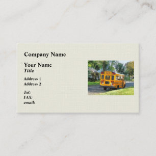 Parkschule Bus Visitenkarte