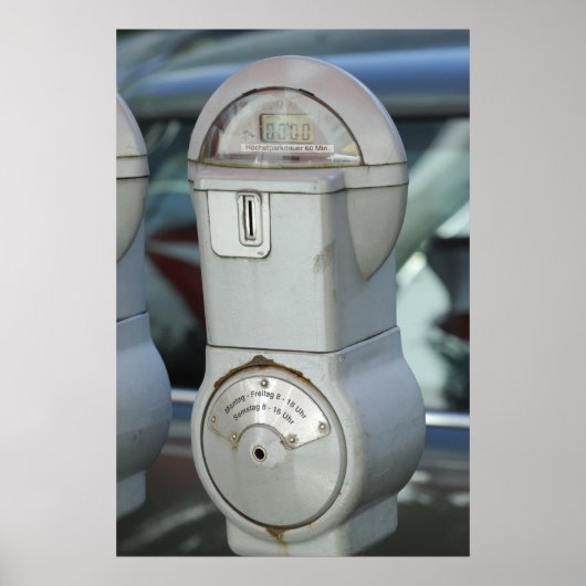 Parkuhr Poster (Vorne)