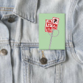 Parkverbot-Anarchie-Schild Button (Insitu)