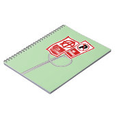Parkverbot-Anarchie-Schild Notizblock (Linke Seite)