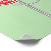 Parkverbot-Anarchie-Schild Poster (Ecke)