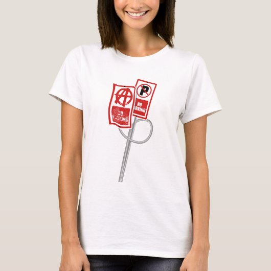 Parkverbot-Anarchie-Schild T-Shirt (Vorderseite)