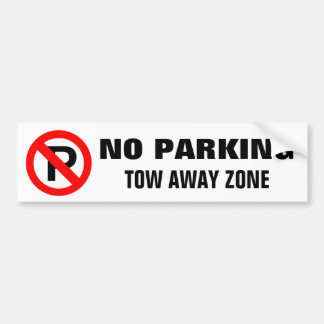 Parkverbot-Schleppseil-wegzonen-Warnzeichen Autoaufkleber