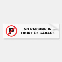 Parkverbot vor Garage