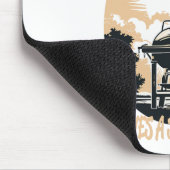 Parkvollstrecker Funny Grillen Koch oder Gril Mousepad (Ecke)