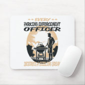 Parkvollstrecker Funny Grillen Koch oder Gril Mousepad (Mit Mouse)