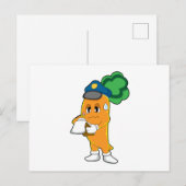 Parkwächter Strafzettel Postkarte (Vorne/Hinten)