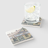 Parkway, Parkway Po Boys, New Orleans Steinuntersetzer (Seitenansicht)