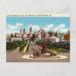 Parkway, Philadelphia, Pennsylvania Postkarte