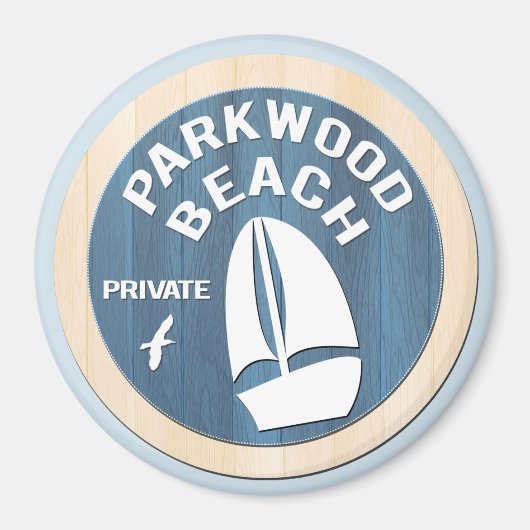 Parkwood Beach 3" Magnet (Vorne)