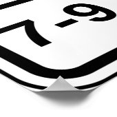 Parkzeiten Schildkröte Poster (Ecke)