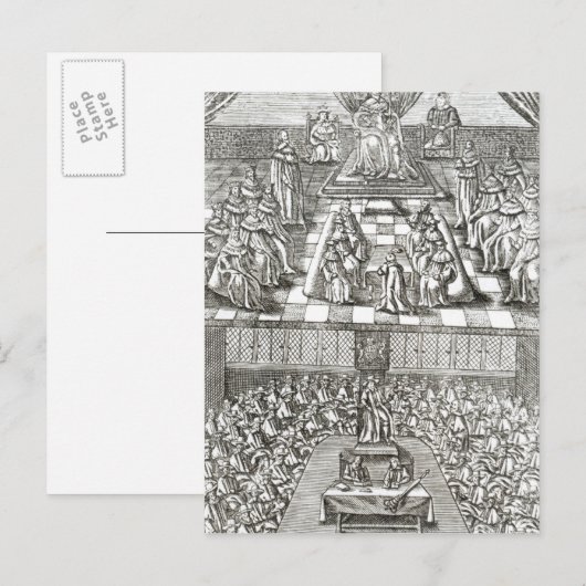 Parlament 1640 postkarte (Vorne/Hinten)
