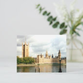 Parlament, Big Ben, Thames River Landscape Postkarte (Stehend Vorderseite)