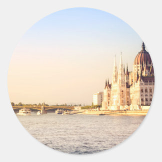 Parlament Budapest Runder Aufkleber