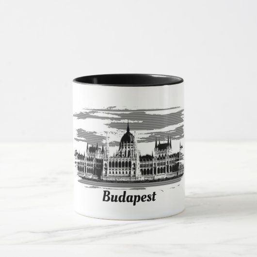 Parlament Budapest Ungarn Geschenke Tasse (Zentrum)
