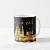 Parlament - Budapest - Ungarn Kaffeetasse (VorderseiteRechts)
