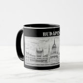 Parlament Budapest Ungarn Tasse (Vorderseite Links)