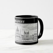 Parlament Budapest Ungarn Tasse (VorderseiteRechts)
