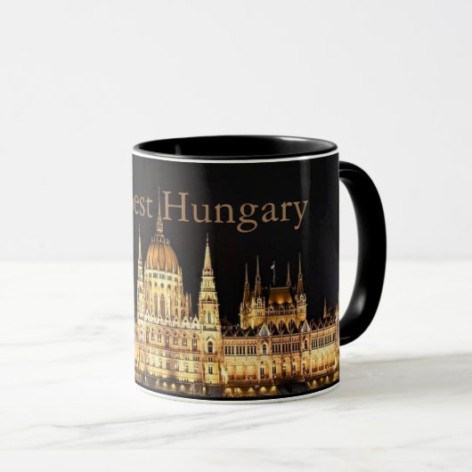 Parlament - Budapest - Ungarn Tasse (VorderseiteRechts)