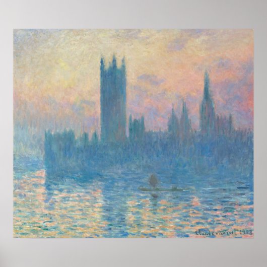 Parlament - Claude Monet Fine Art Poster (Vorne)