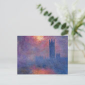 Parlament - Claude Monet Postkarte (Stehend Vorderseite)