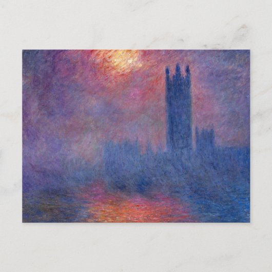 Parlament - Claude Monet Postkarte (Vorderseite)