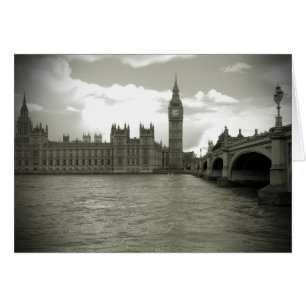 Parlament - Elizabeth Tower - Big Ben Card
