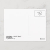 Parlament Hill im Herbst, Ottawa. Postkarte (Rückseite)