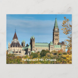 Parlament Hill im Herbst, Ottawa. Postkarte