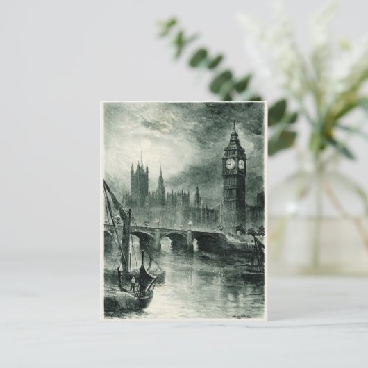 Parlament, London Postkarte (Stehend Vorderseite)