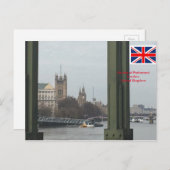 Parlament, London Vereinigtes Königreich Postkarte (Vorne/Hinten)