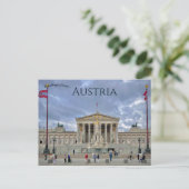 Parlament Österreich Austrian Parliament Austria Postkarte (Stehend Vorderseite)
