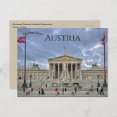 Parlament Österreich Austrian Parliament Austria Postkarte (Vorne/Hinten)