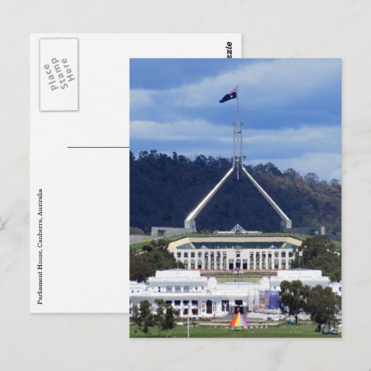 Parlament Postkarte (Vorne/Hinten)