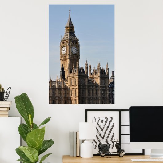 Parlament und Big Ben Uk Poster (Heimbüro)