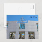 Parlament von Australien, Canberra. Postkarte (Vorne/Hinten)