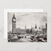 Parlament & Westminster Hall London Postkarte (Vorne/Hinten)
