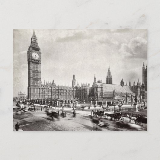 Parlament & Westminster Hall London Postkarte (Vorderseite)
