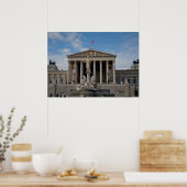 Parlament, Wien Österreich Poster (Küche)