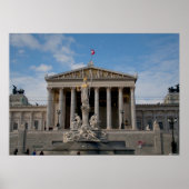 Parlament, Wien Österreich Poster (Vorne)