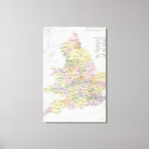 Parlamentarische Darstellung   England u. Wales Leinwanddruck